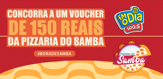 Pizzaria do Samba – Voucher R$150